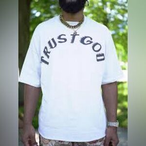 Sunday service Trust God Gray T-Shirt